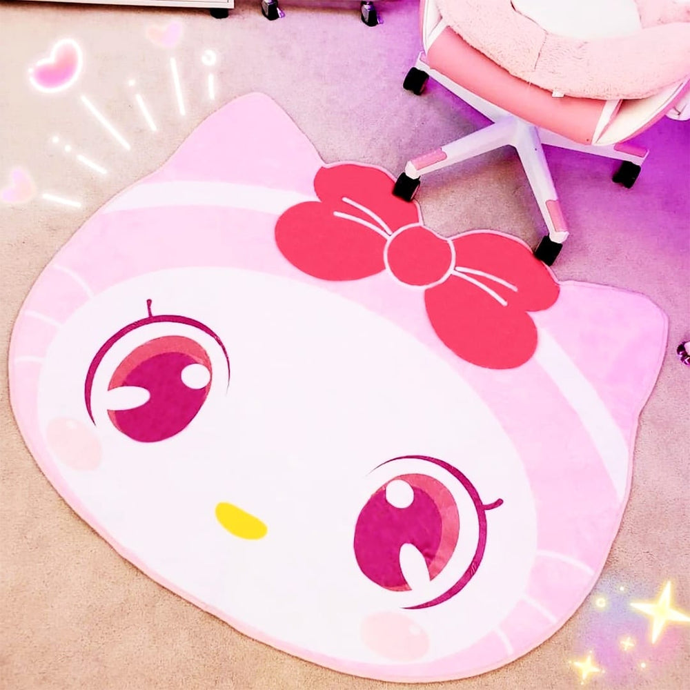 Load image into Gallery viewer, Hello Melody Anime Rug - Cute Kawaii Kitty Carpet
