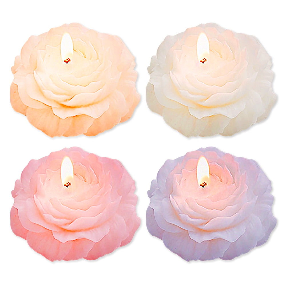 Load image into Gallery viewer, Peony Candles – 4 Pack Floral Scented Aroma
