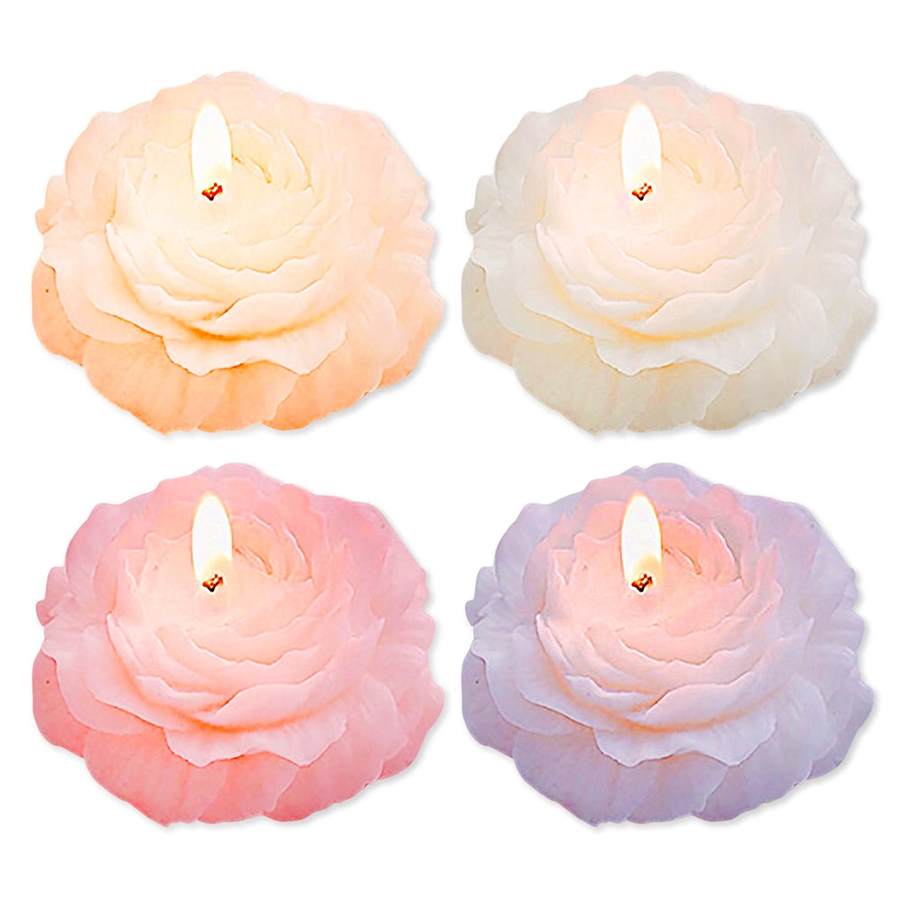 Load image into Gallery viewer, Peony Candles – 4 Pack Floral Scented Aroma