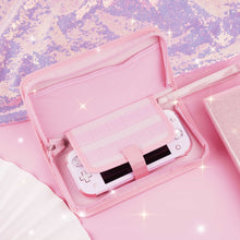 Load image into Gallery viewer, Pink Glitter Carrying Case - Nintendo Switch Lite Standard OLED
