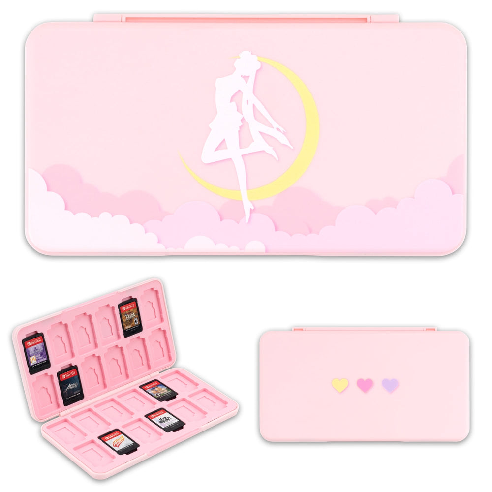 Load image into Gallery viewer, Sailor Moon Game 24 Card Case for Nintendo Switch Lite OLED
