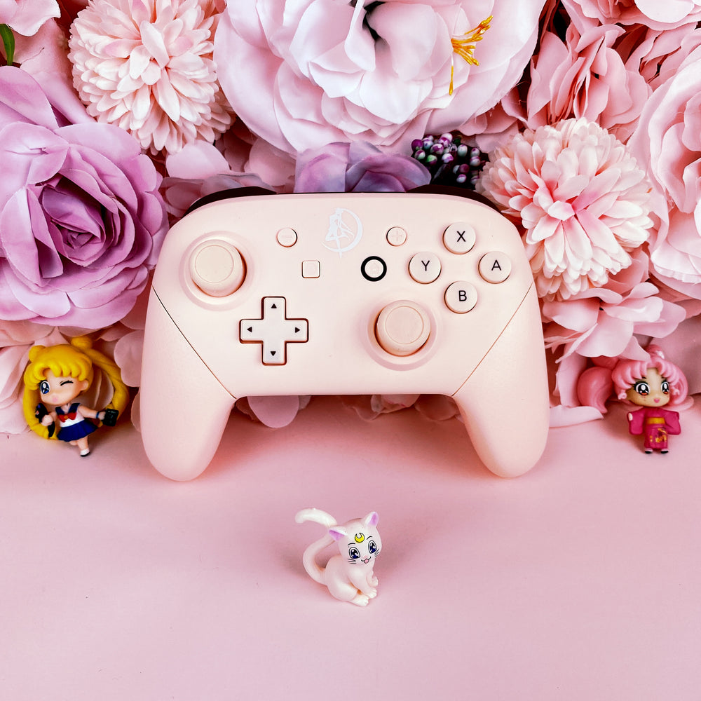 Load image into Gallery viewer, Sailor Moon Pro Controller - Nintendo Switch Lite OLED