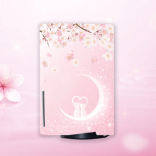 Load image into Gallery viewer, Sakura Cat PS5 Skin - Pink Cute Vinyl Wrap Sticker Sony Playstation 5
