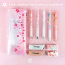 Load image into Gallery viewer, Sakura Pens | Kawaii Pink Japanese Cherry Blossoms 3 Pack