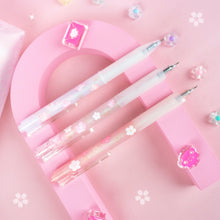 Load image into Gallery viewer, Sakura Pens | Kawaii Pink Japanese Cherry Blossoms 3 Pack
