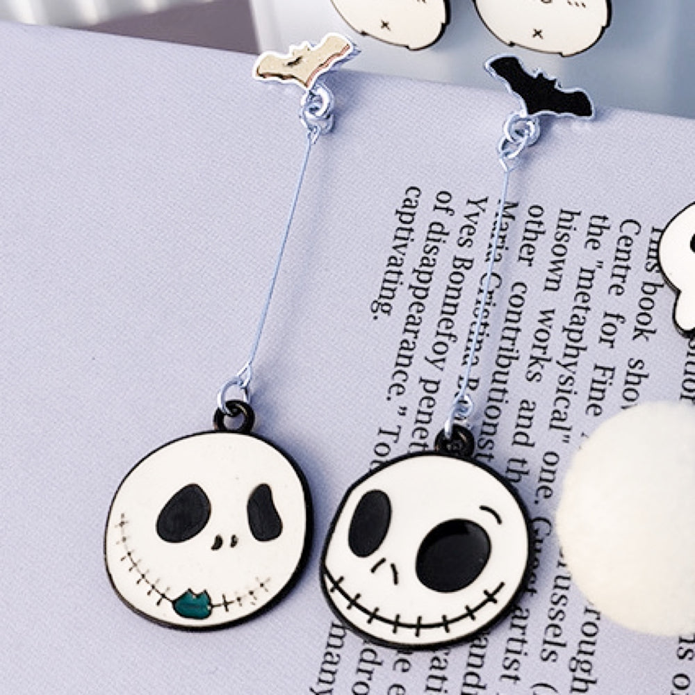 Skull Earrings – Cute Gothic Jewelry Set – Beluga Design