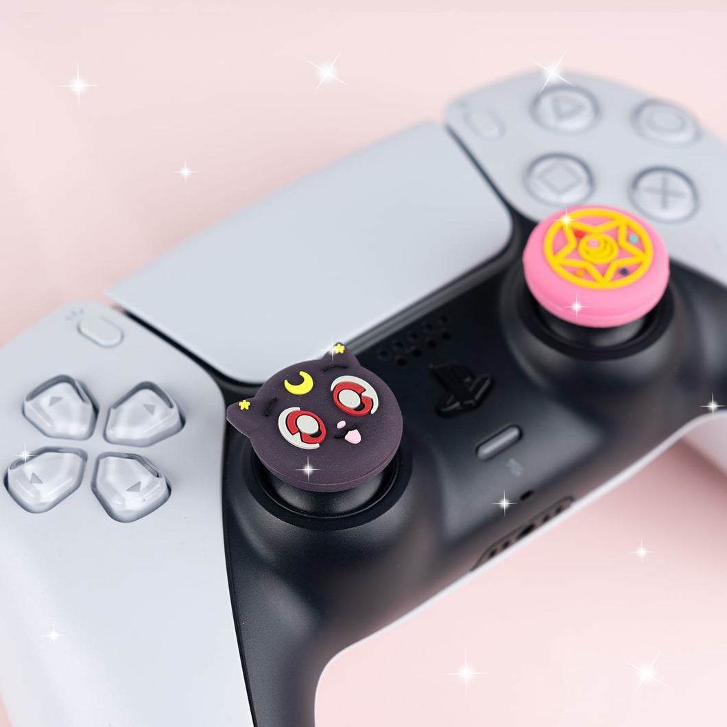 Moon Anime Luna Thumb Grips for PS5 PS4 Xbox Pro Controller