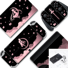 Load image into Gallery viewer, Moon Anime Skin - Black Pink Anime Cute Nintendo Switch OLED Wrap
