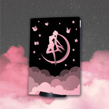 Load image into Gallery viewer, Sailor Moon PS5 Skin - Pink Black Anime Wrap Disc Digital