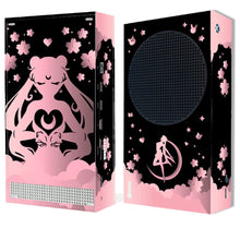 Load image into Gallery viewer, Sailor Moon Xbox Skin | Japanese Black Pink Vinyl for Xbox Series S
