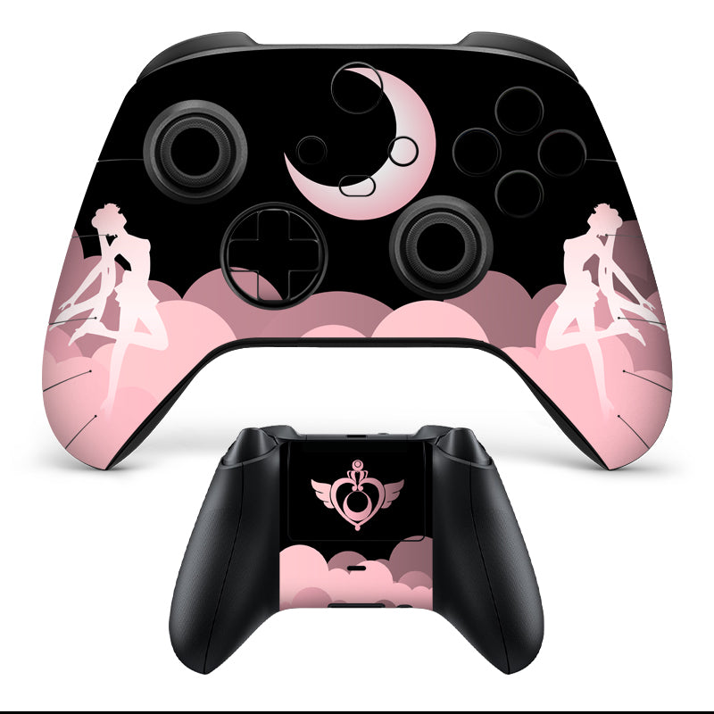 Load image into Gallery viewer, Sailor Moon Xbox Skin | Japanese Black Pink Vinyl for Xbox Series S
