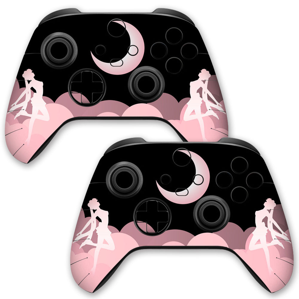 Load image into Gallery viewer, Sailor Moon Xbox Skin | Japanese Black Pink Vinyl for Xbox Series S
