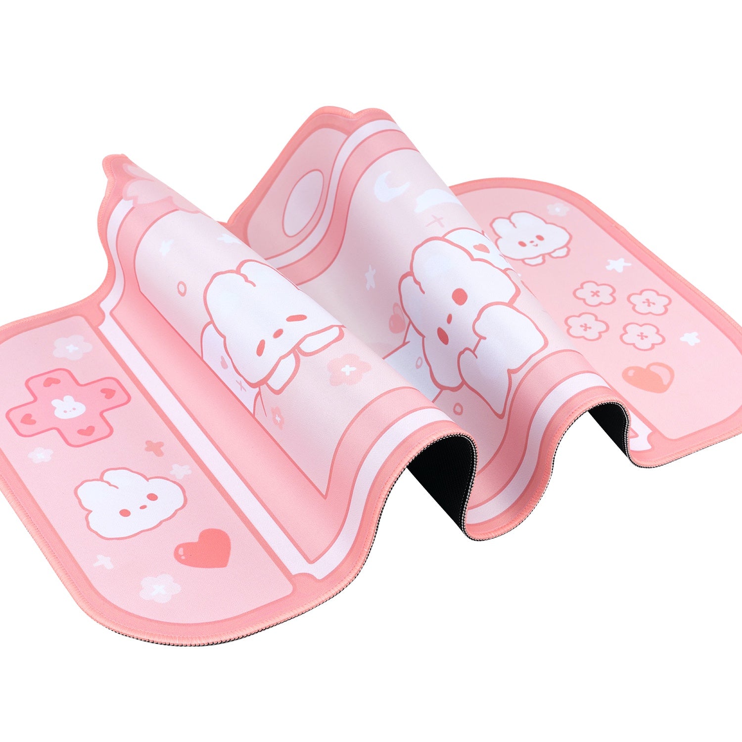 Nintendo Rabbit Pink Bunny Pink Desk Mat - Cute Gaming Nintendo Switch Pad – Beluga Design