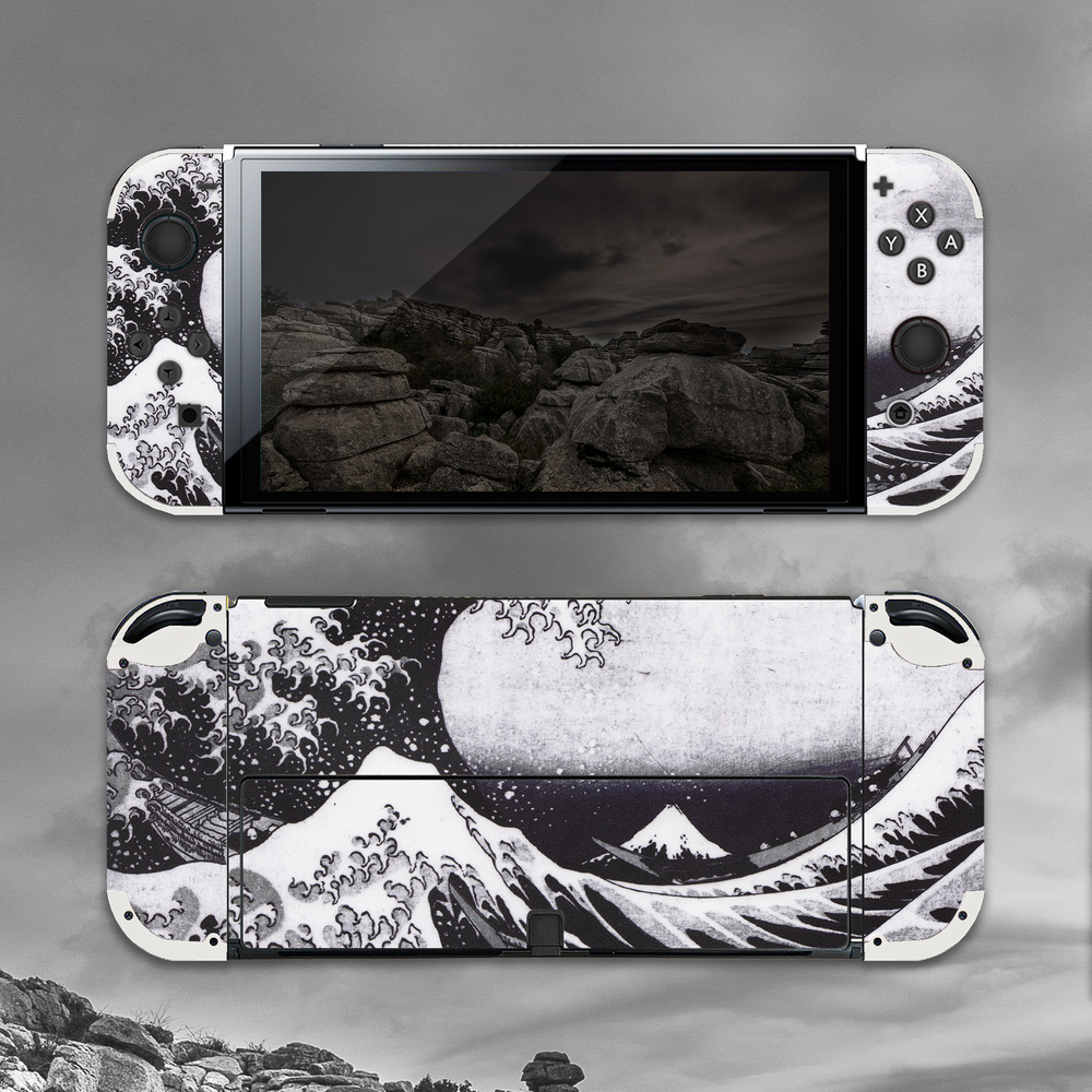 Load image into Gallery viewer, Wave Skin - Japanese Nintendo Switch Lite OLED Wrap
