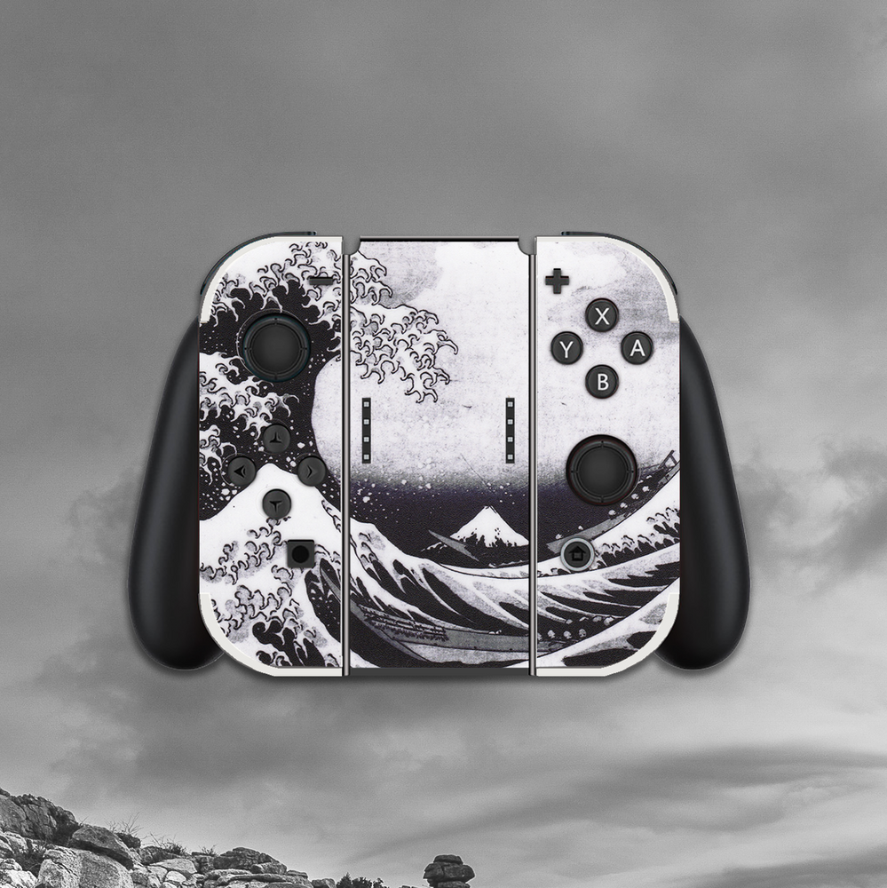 Load image into Gallery viewer, Wave Skin - Japanese Nintendo Switch Lite OLED Wrap
